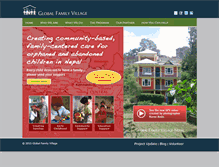 Tablet Screenshot of globalfamilyvillage.org